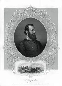Thomas Jonathan Stonewall Jackson, Confederate general during the American Civil War, 1862-1867 Thomas Jonathan Stonewall Jackson, Confederate general during the American Civil War, 1862-1867