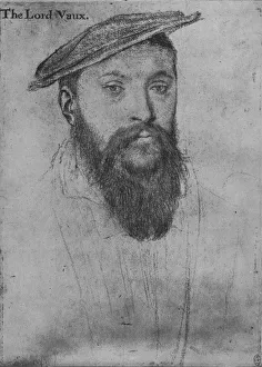 Kt Parker Prints: Thomas, Lord Vaux, c1536 (1945). Artist: Hans Holbein the Younger