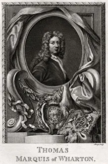 Wharton Prints: Thomas, Marquis of Wharton, 1777. Artist: Sharp