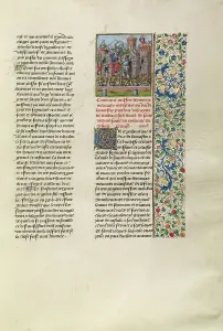 John Plantagenet Prints: Thomas Moreaux, Marshall of John of Gaunt, Fighting at Ruelles, c1386. Creator: Unknown
