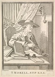 James I Gallery: Thomas Morell, S.T.P.- S.S.A. February 1762. Creator: James Basire I
