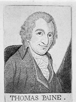 Political Philosophy Gallery: Thomas Paine, English-born American revolutionary, writer and philosopher, c1790