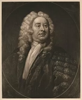 Royal College Of Physicians Collection: Thomas Pellet, MD, c1725. Artist: William Hogarth