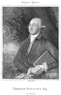 Thomas Pennant, 18th century British naturalist and traveller, c1840