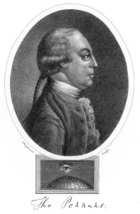 Naturalist Prints: Thomas Pennant, 18th century British zoologist, writer and traveller, 1823