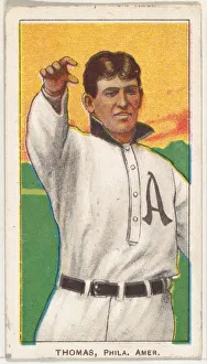 Thomas, Philadelphia, American League, from the White Border series (T206) for the Amer