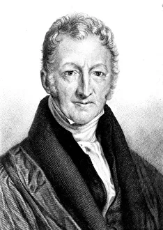 Economist Prints: Thomas Robert Malthus, English economist and clergyman