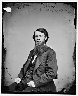 Vice President Prints: Thomas White Ferry of Michigan, between 1860 and 1875. Creator: Unknown