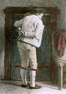 Hopeful Prints: Thorn farmer on courtship, 1877. Creator: Jacob Kulle
