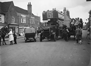 Passenger Prints: Thorneycroft double decker bus, Buckinghamshire, c1920s Artist: Bill Brunell