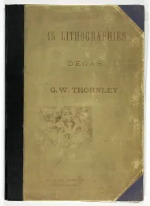 Thornley Georges William Prints: Thornley Portfolio Cover, 1889–90. Creator: Georges William Thornley