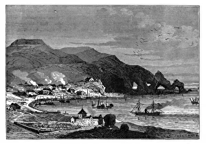 Thorshavn, the capital of the Faroe Islands, c1890