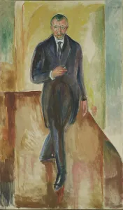 Civil Servant Prints: Thorvald Lochen, 1918. Creator: Edvard Munch