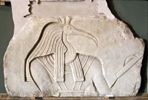 Vatican Prints: Thoth: Egyptian God: Ibis headed. Vatican