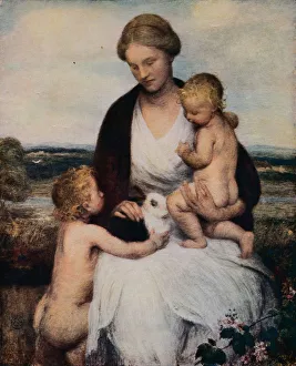 My Thoughts Are My Children, c1900, (1912). Artist: Edward Stott My Thoughts Are My Children, c1900, (1912). Artist: Edward Stott