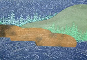 Swirling Prints: A Thousand Grasses (Chigusa) (image 18 of 33), 1900. Creator: Kamisaka Sekka