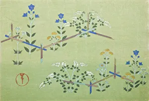 Fragile Prints: A Thousand Grasses (Chigusa) (image 8 of 33), 1900. Creator: Kamisaka Sekka