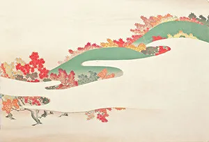 Maple Tree Prints: A Thousand Grasses (Chigusa) (image 9 of 33), 1900. Creator: Kamisaka Sekka