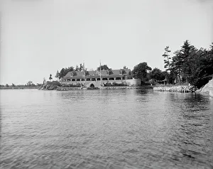 Yacht Club Prints: Thousand Island club house, Thousand Islands, c1901. Creator: Unknown