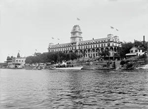 Gilded Age Prints: Thousand Island House, Alexandria Bay, Thousand Islands, c1901. Creator: Unknown