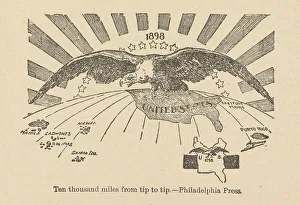 Private Collectioncaricature Prints: Ten thousand miles from tip to tip