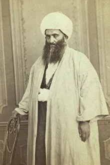 Mullah Prints: Three-quarters length portrait of a mullah(?)