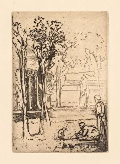 1818 1910 Prints: Three-Tree Farm, 1879. Creator: Francis Seymour Haden (British, 1818-1910)
