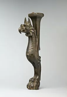Ascension Gallery: Throne Leg in the Shape of a Griffin, probably Western Iran, late 7th-early 8th century