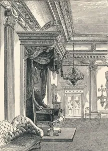 Throne Room Prints: The Throne Room Dublin Castle, 1896