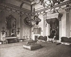 Throne Room Prints: The Throne Room, Dublin Castle, Dublin, Ireland, 1894. Creator: Unknown