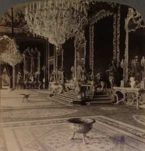 Throne Room Prints: Throne Room, Royal Palace, Madrid, Spain, 1902. Artist: Works and Studios