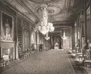 Grinling Collection: The Throne Room, Windsor Castle, Berkshire, 1894. Creator: Unknown