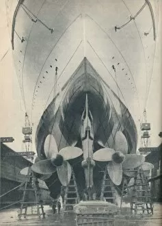 Mauretania Gallery: The Thrust of the Modern Liners Mighty Engines, 1936