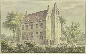 t'Huis te Altena by Delft, 1728. Creator: Abraham de Haen.<br> t'Huis te Altena by Delft, 1728. Creator: Abraham de Haen