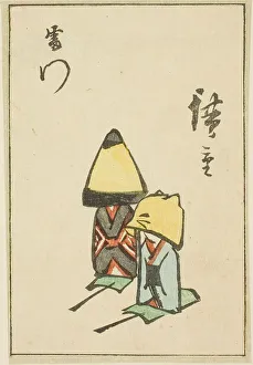 Section Prints: Thunder Gate (Kaminarimon), section of a sheet from the series Cutout Pictures of