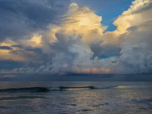 Dark Gallery: Thunderheads At Dusk. Creator: Eve Turek