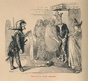 The Comic History Of England Gallery: Thurkills little Account, c1860, (c1860). Artist: John Leech