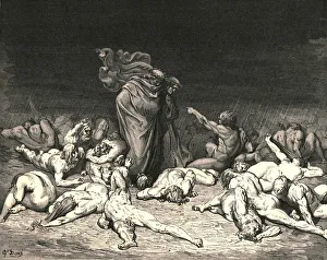 Tormented Prints: Thy city heap d with envy to the brim, c1890. Creator: Gustave Doré