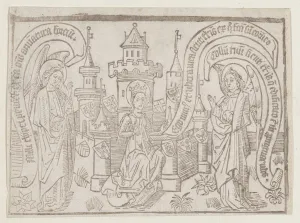 Block Book Prints: Thy Neck Is Like the Tower of David