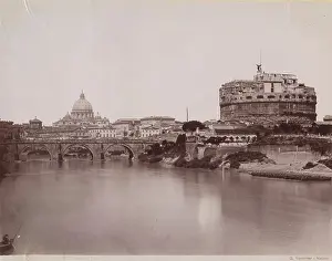 Castel Santangelo Prints: Tiber River - Castel Sant'Angelo