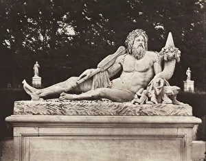 Charles Nègre Collection: The Tiber, Tuileries Garden, Paris, 1859. Creator: Charles Negre (French, 1820-1880)