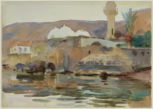 View To Land Prints: Tiberias, between late 1905 and early 1906. Creator: John Singer Sargent