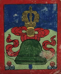 Card Prints: Tibetan fortune telling card. Creator: Unknown