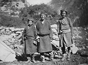 Tibetans of high rank, 1902. Artist: Arnold Henry Savage Landor