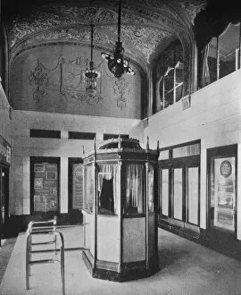 Ticket booth and lobby, World Theater, Omaha, Nebraska, 1925