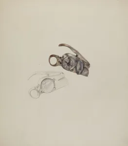 Langden Brown Prints: Ticket Punch, c. 1938. Creator: H. Langden Brown