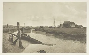 Wellington Collection: A Tidal River, East Coast, 1880 / 90, printed April 1890. Creator: J. B. B. Wellington