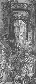 Dock Worker Prints: The Tide of Business in the City, 1872. Creator: Gustave Doré