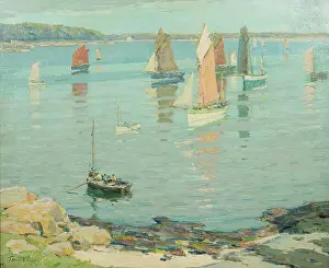 Return Prints: In with the Tide, Concarneau, 1929-30. Creator: Terrick Williams