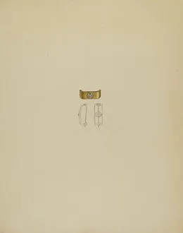Barrell Eugene Prints: Tie Pin, c. 1936. Creator: Eugene Barrell